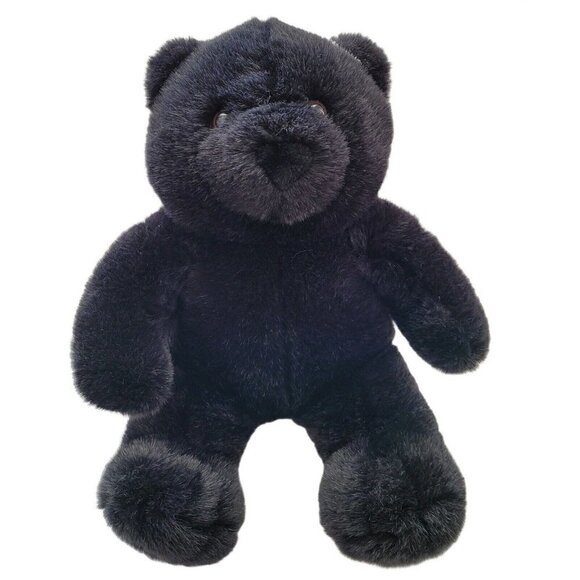 1997 Vintage Build A Bear Retired Black Grizzly Bear Blank Canvas Great Cond - Picture 1 of 7